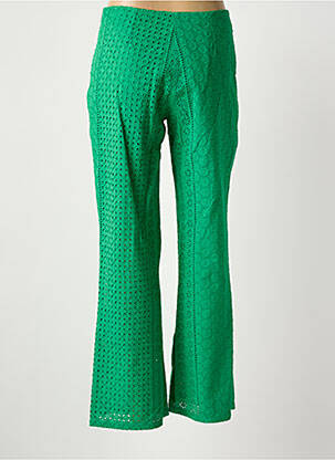 Pantalon flare vert PAUL BRIAL femme