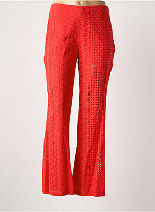 Pantalon flare rouge PAUL BRIAL femme