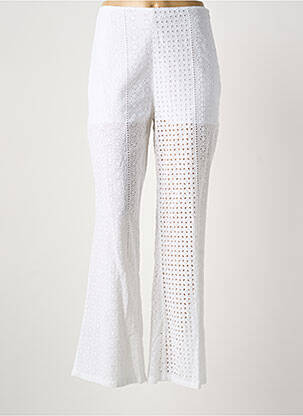 Pantalon flare blanc PAUL BRIAL femme