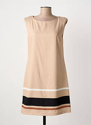 Robe courte beige PAUL BRIAL femme