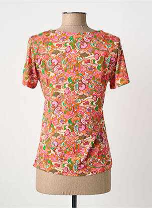T-shirt orange PAUL BRIAL femme