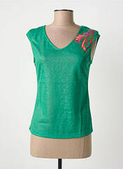Top vert PAUL BRIAL femme seconde vue