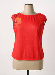 Débardeur rouge PAUL BRIAL femme seconde vue