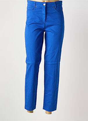 Pantalon droit bleu PAUL BRIAL femme