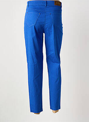 Pantalon droit bleu PAUL BRIAL femme