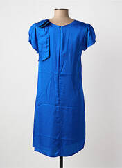 Robe courte bleu PAUL BRIAL femme seconde vue