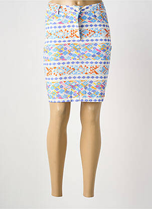Jupe courte bleu PAUL BRIAL femme