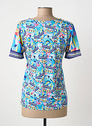 T-shirt bleu PAUL BRIAL femme