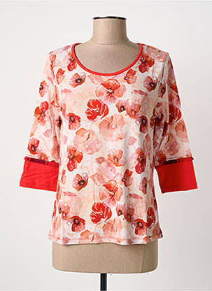 T-shirt rouge PAUL BRIAL femme