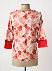 T-shirt rouge PAUL BRIAL femme seconde vue