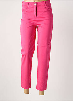 Pantalon droit rose PAUL BRIAL femme