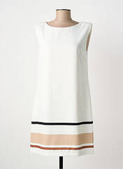 Robe courte blanc PAUL BRIAL femme seconde vue