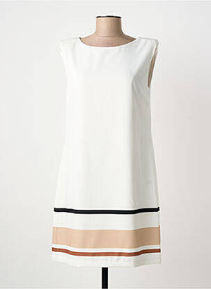 Robe courte blanc PAUL BRIAL femme