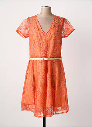 Robe courte orange PAUL BRIAL femme