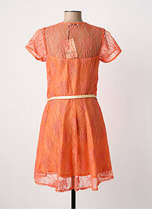 Robe courte orange PAUL BRIAL femme