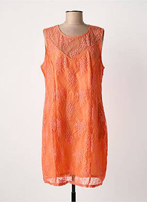 Robe courte orange PAUL BRIAL femme