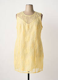 Robe courte jaune PAUL BRIAL femme