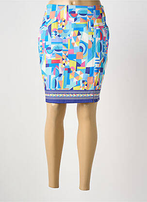 Jupe courte bleu PAUL BRIAL femme