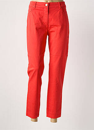 Pantalon slim orange PAUL BRIAL femme