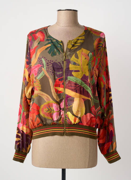 Veste casual kaki PAUL BRIAL femme