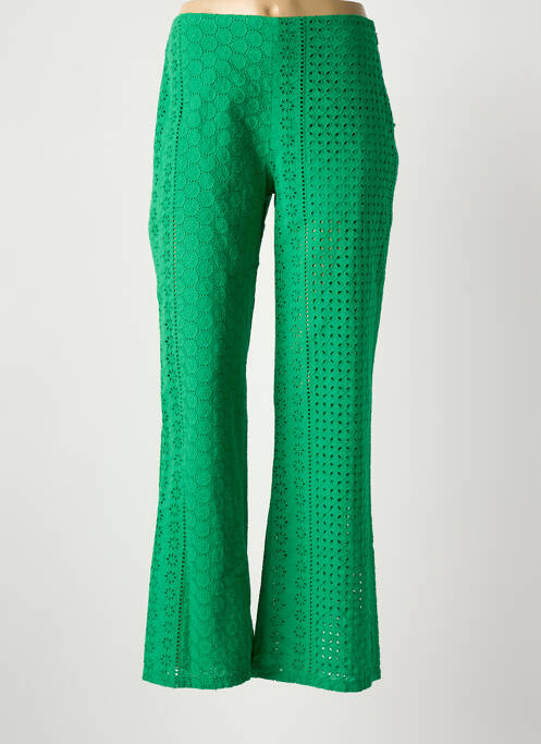 Pantalon flare vert PAUL BRIAL femme