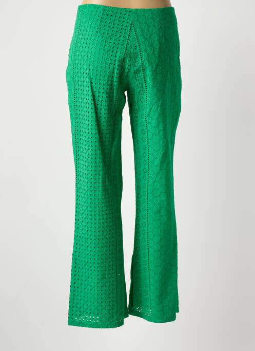 Pantalon flare vert PAUL BRIAL femme