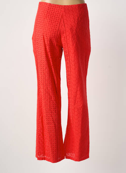 Pantalon flare rouge PAUL BRIAL femme