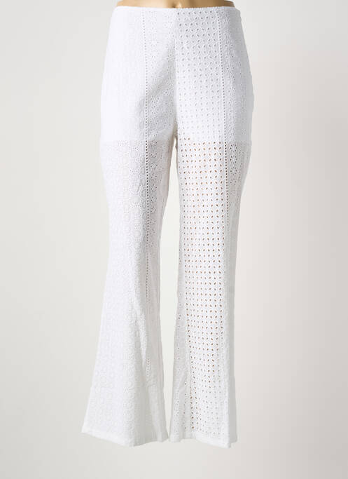 Pantalon flare blanc PAUL BRIAL femme