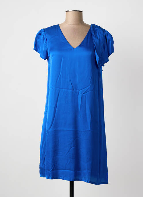 Robe courte bleu PAUL BRIAL femme