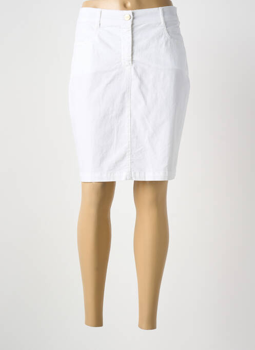 Jupe courte blanc PAUL BRIAL femme