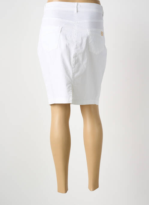 Jupe courte blanc PAUL BRIAL femme