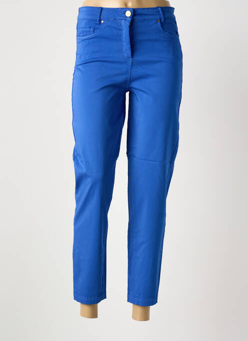Pantalon droit bleu PAUL BRIAL femme