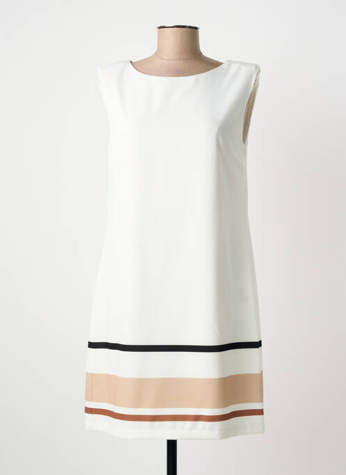 Robe courte blanc PAUL BRIAL femme