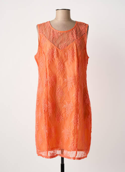 Robe courte orange PAUL BRIAL femme
