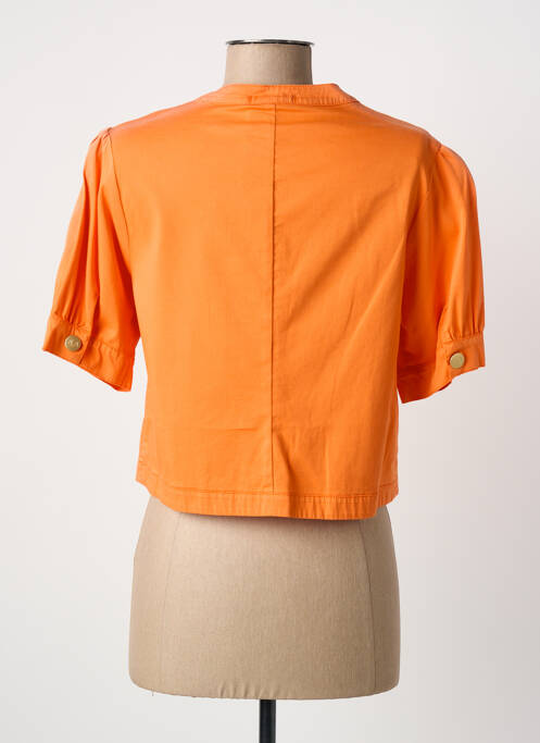 Boléro orange PAUL BRIAL femme