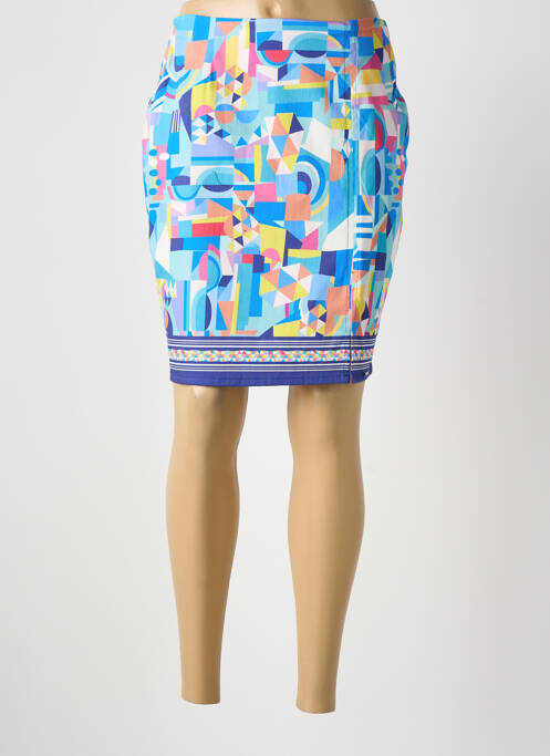 Jupe courte bleu PAUL BRIAL femme