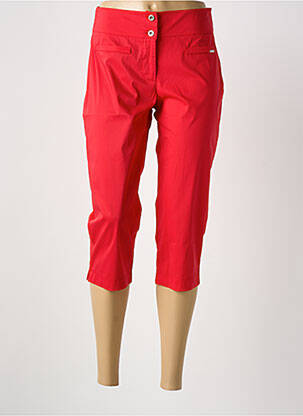 Pantacourt rouge MALOKA femme