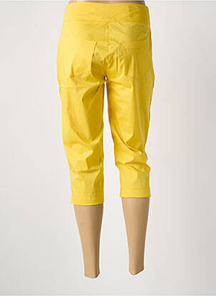 Pantacourt jaune MALOKA femme