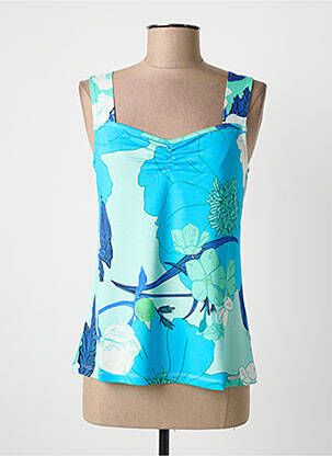 Top bleu MALOKA femme