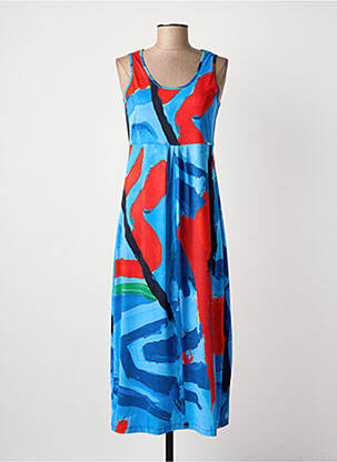 Robe longue bleu MALOKA femme