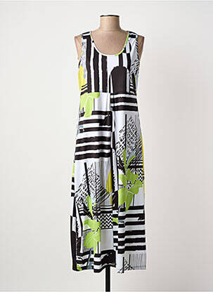 Robe longue blanc MALOKA femme