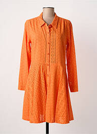 Robe courte orange PAUL BRIAL femme