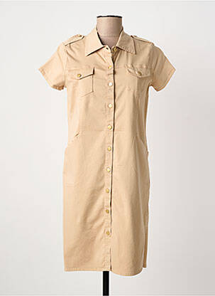 Robe courte beige PAUL BRIAL femme