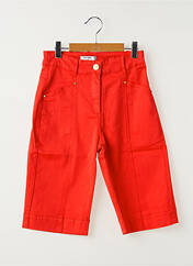 Bermuda rouge PAUL BRIAL femme seconde vue