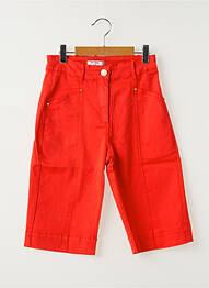 Bermuda rouge PAUL BRIAL femme