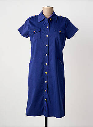 Robe courte bleu PAUL BRIAL femme