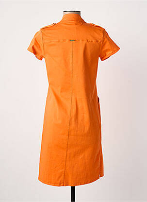 Robe courte orange PAUL BRIAL femme