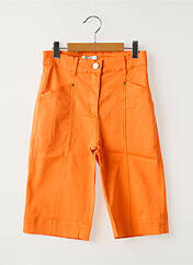 Bermuda orange PAUL BRIAL femme seconde vue