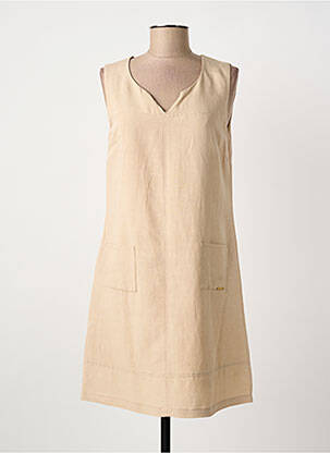 Robe courte beige PAUL BRIAL femme
