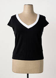 T-shirt noir PAUL BRIAL femme